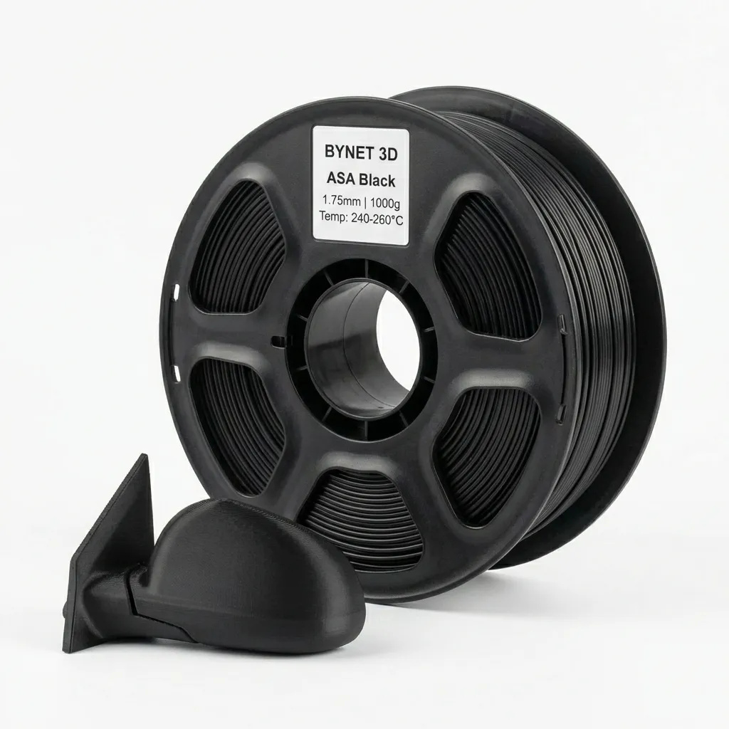 Пластик для 3D принтера BYNET3D ASA Black (BN_ASA00_BK)