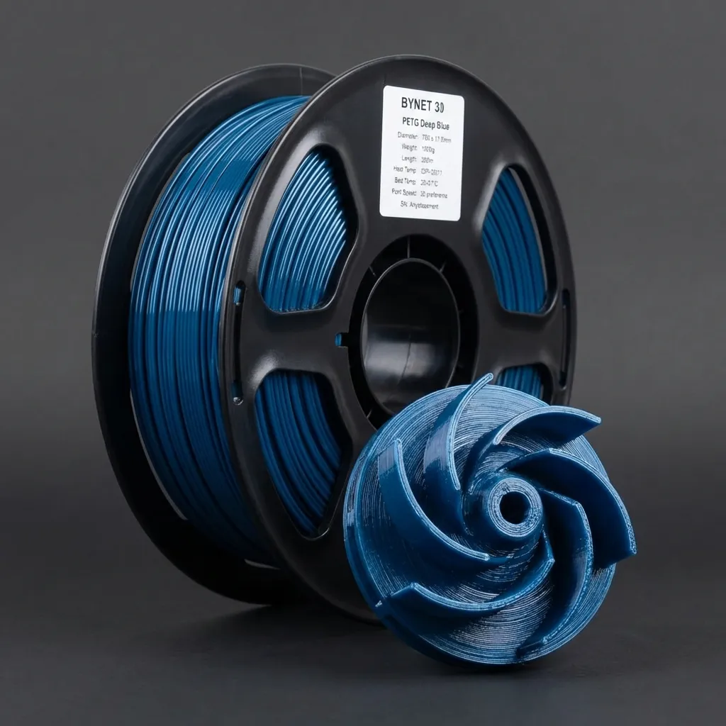 Пластик для 3D принтера BYNET3D PETG Blue (BN_PETG0_BL)