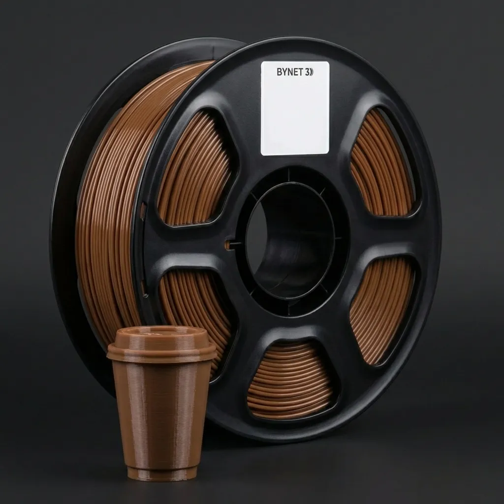 Пластик для 3D принтера BYNET3D PETG Coffee (BN_PETG0_CE)