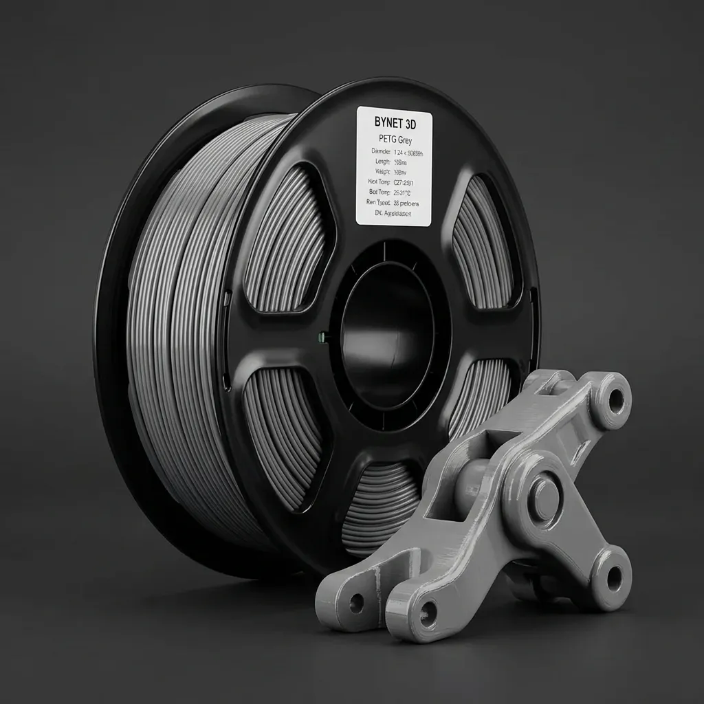 Пластик для 3D принтера BYNET3D PETG Gray (BN_PETG0_GY)