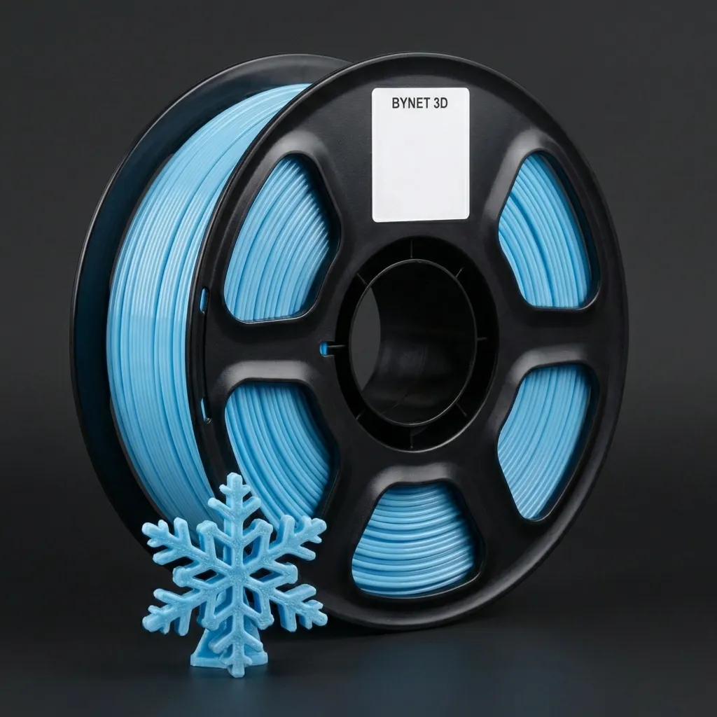 Пластик для 3D принтера BYNET3D PETG Light Blue (BN_PETG0_LBL)