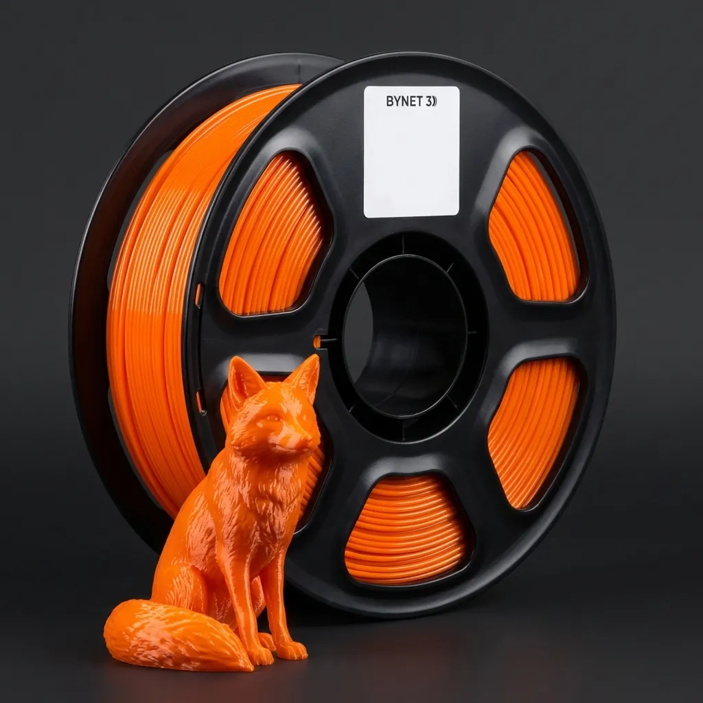 Пластик для 3D принтера BYNET3D PETG Orange (BN_PETG0_OR)