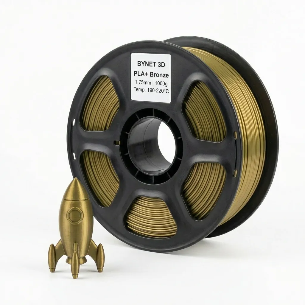 Пластик для 3D принтера BYNET3D PLA + Bronze (BN_PLA10_BZ)