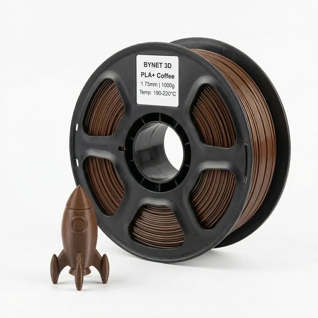 Пластик для 3D принтера BYNET3D PLA + Coffee (BN_PLA10_CO)