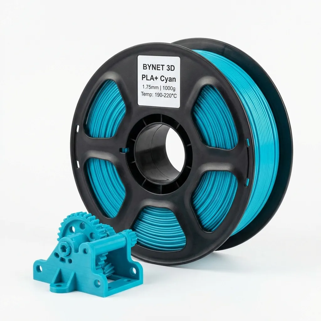 Пластик для 3D принтера BYNET3D PLA + Cyan (BN_PLA10_CN)