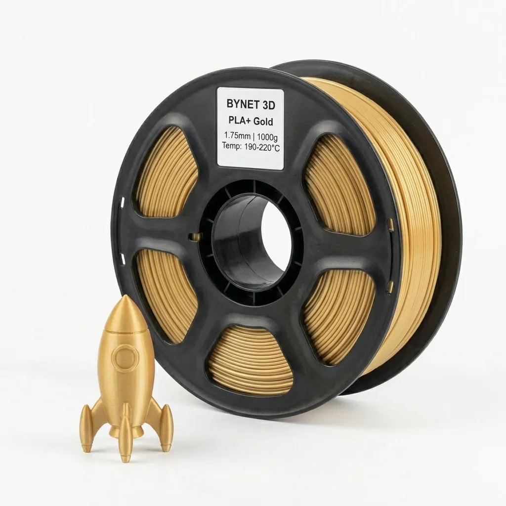 Пластик для 3D принтера BYNET3D PLA Triple Gold / Silver / Copper (BN_PLA70_GSC)