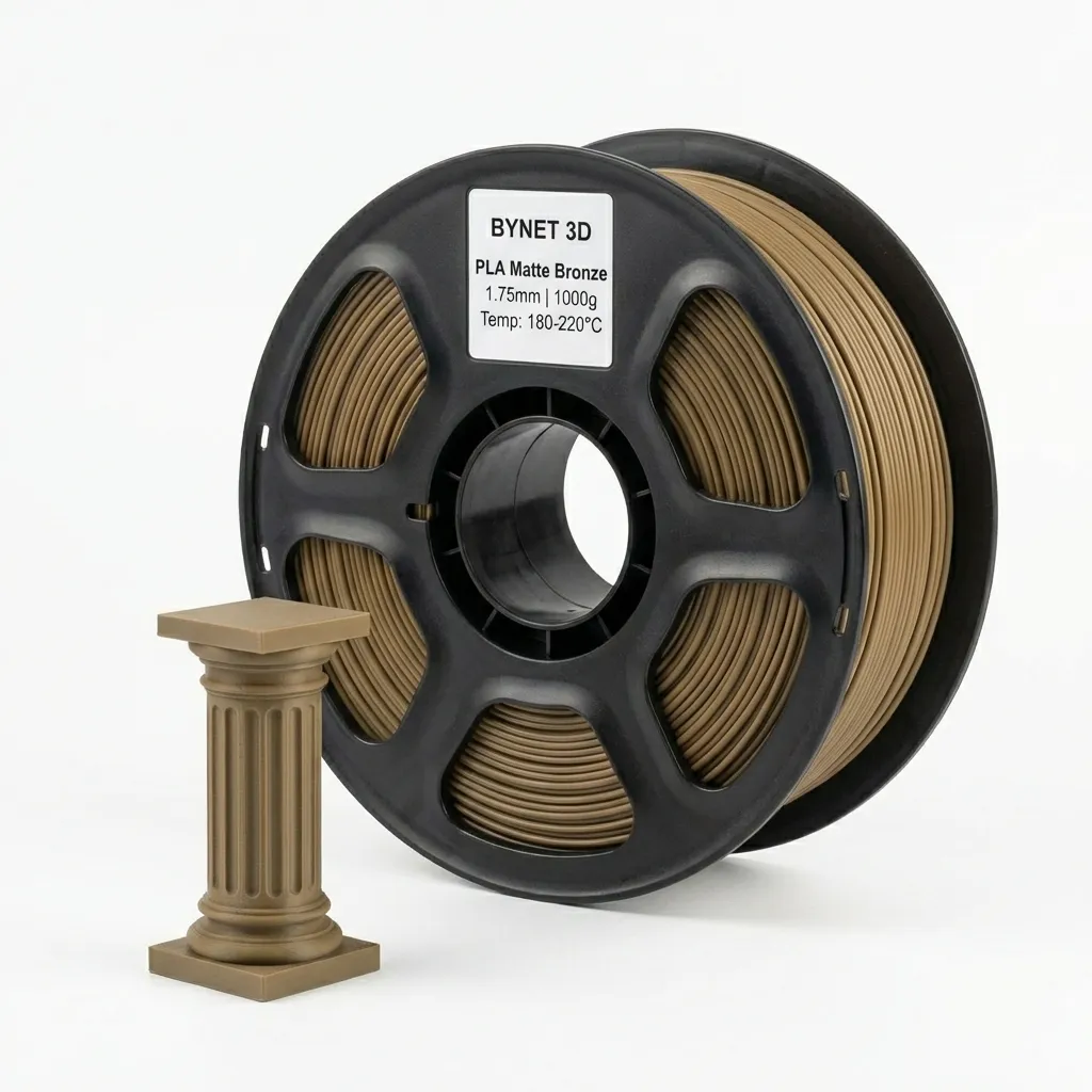 Пластик для 3D принтера BYNET3D PLA Matte Bronze (BN_PLA20_BZ)