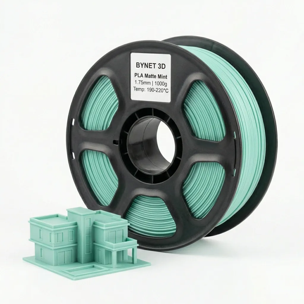 Пластик для 3D принтера BYNET3D PLA + Mint Green (BN_PLA10_MGN)
