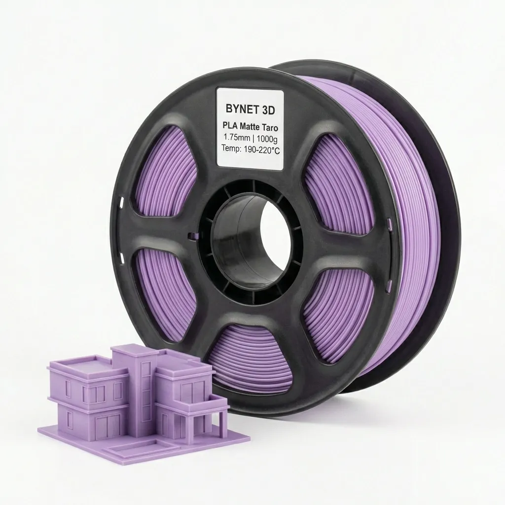 Пластик для 3D принтера BYNET3D PLA Matte Taro Purple (BN_PLA20_TPE)