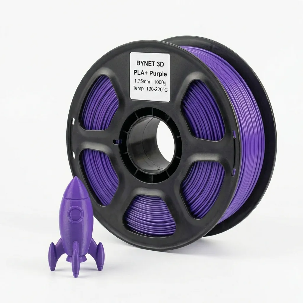 Пластик для 3D принтера BYNET3D PLA + Purple (BN_PLA10_PR)