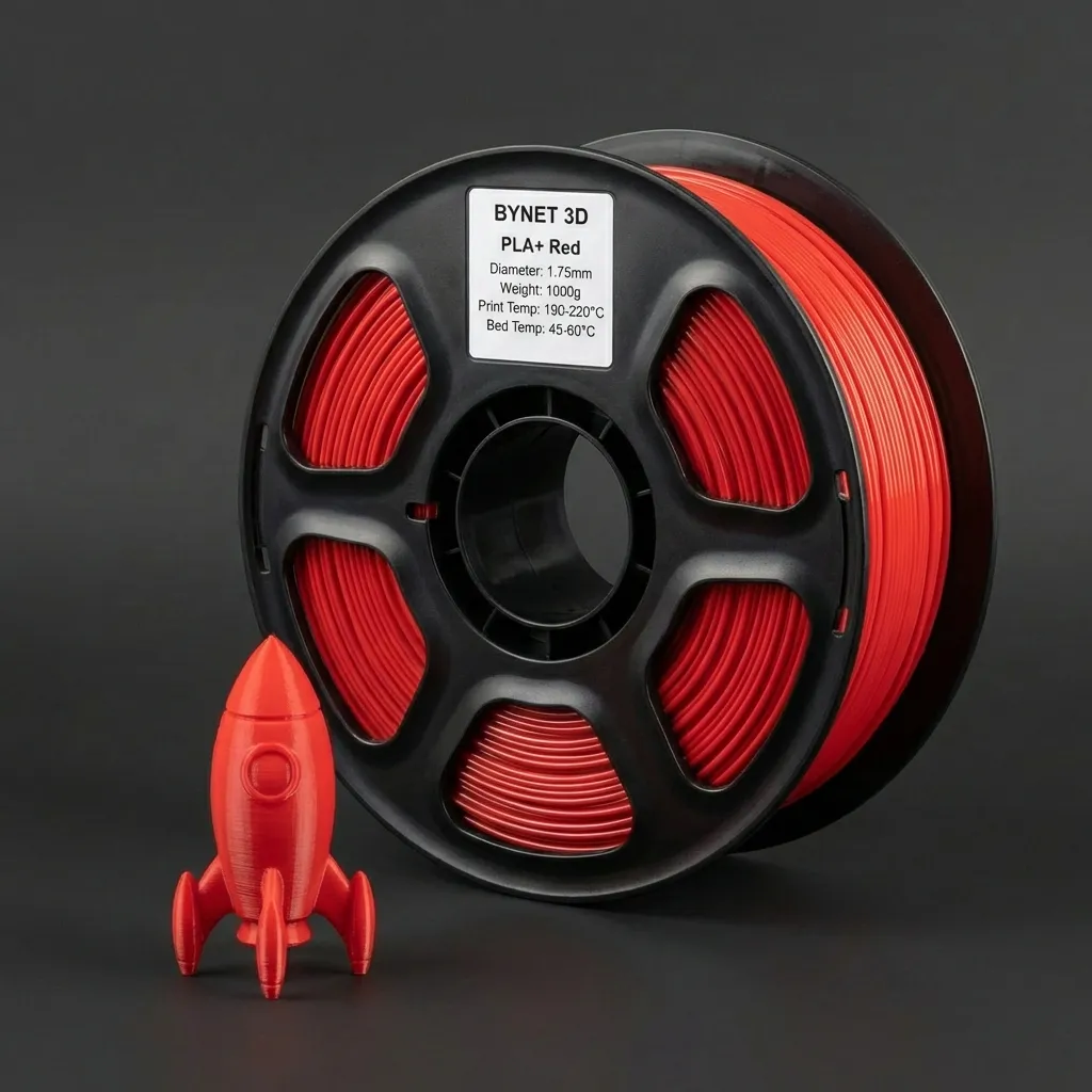 Пластик для 3D принтера BYNET3D PLA Dual Red / Blue (BN_PLA80_RBL)