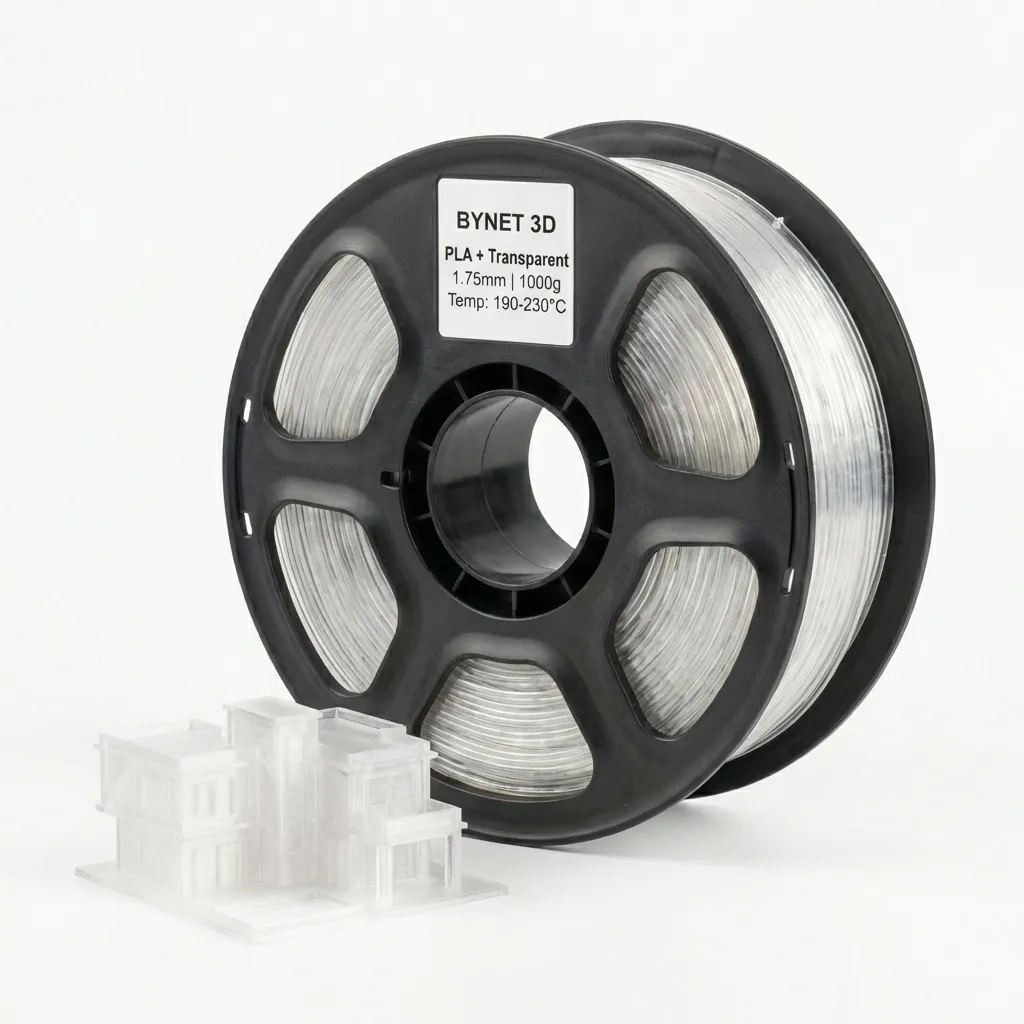Пластик для 3D принтера BYNET3D PLA + Transparent (BN_PLA10_TR)