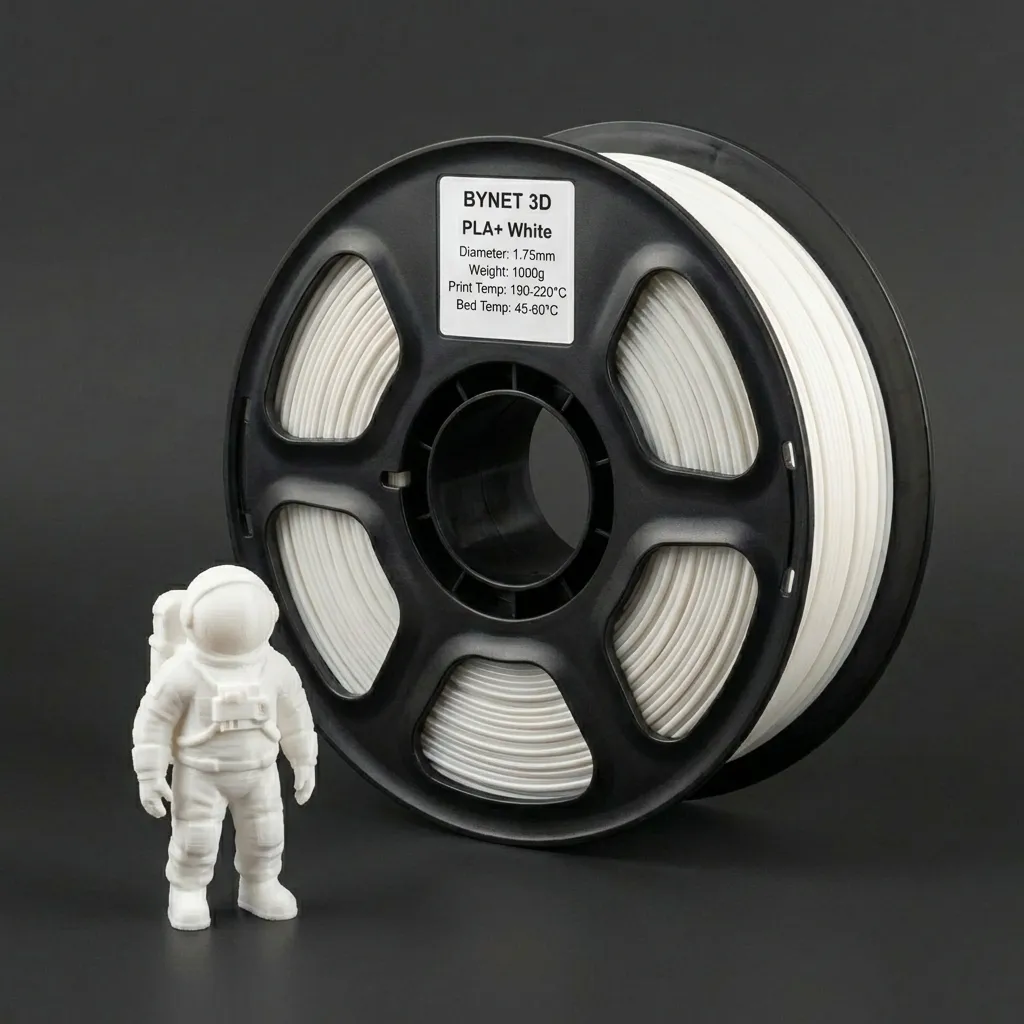 Пластик для 3D принтера BYNET3D PLA White (BN_PLA00_WH)
